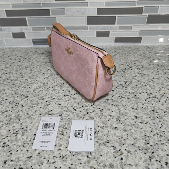 Coach Nolita 19 In Signature Canvas (Powder pink) - Picture 2 of 7